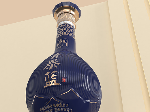 白酒包装设计|青泰蓝