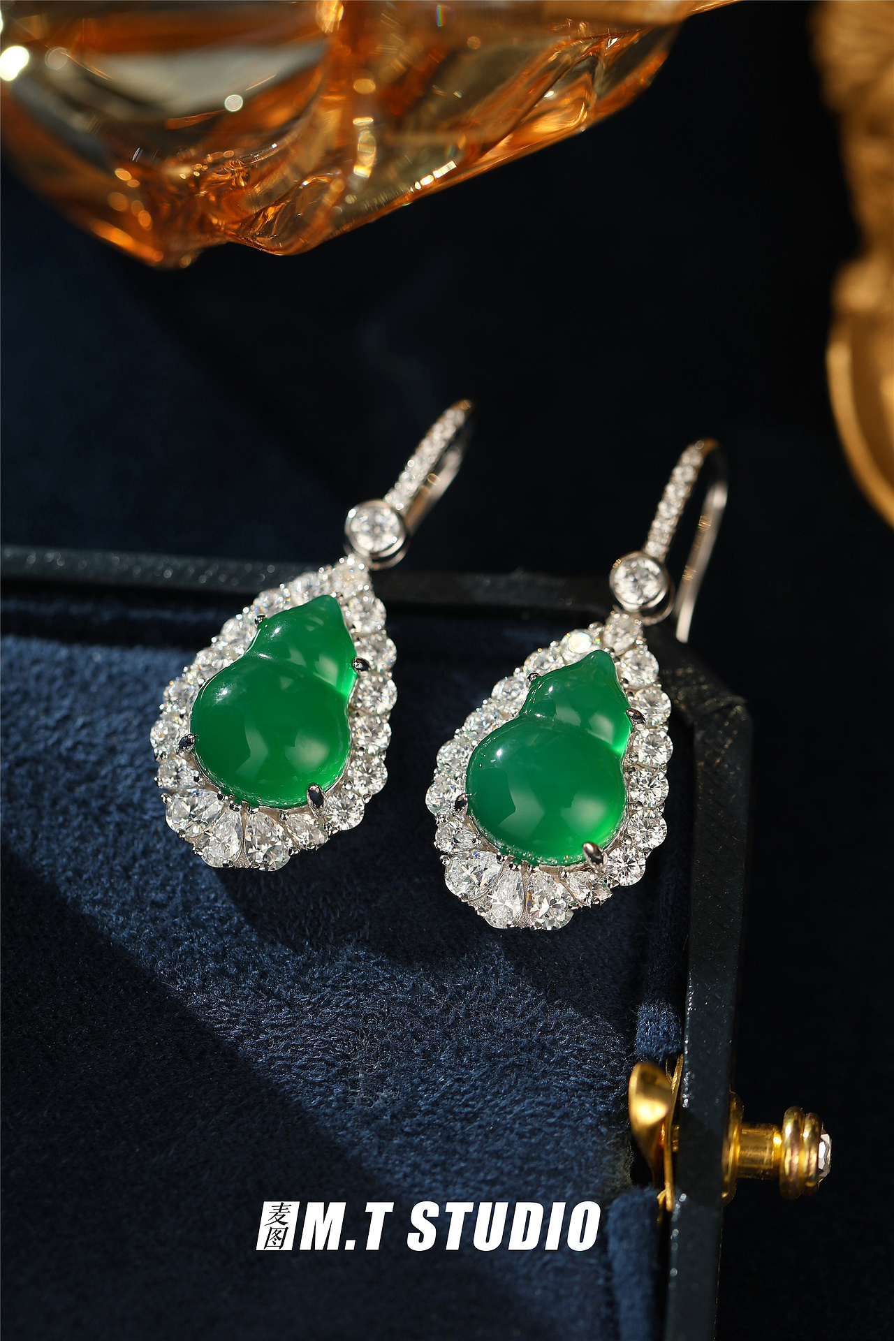 法式首饰项链戒指耳环场景图