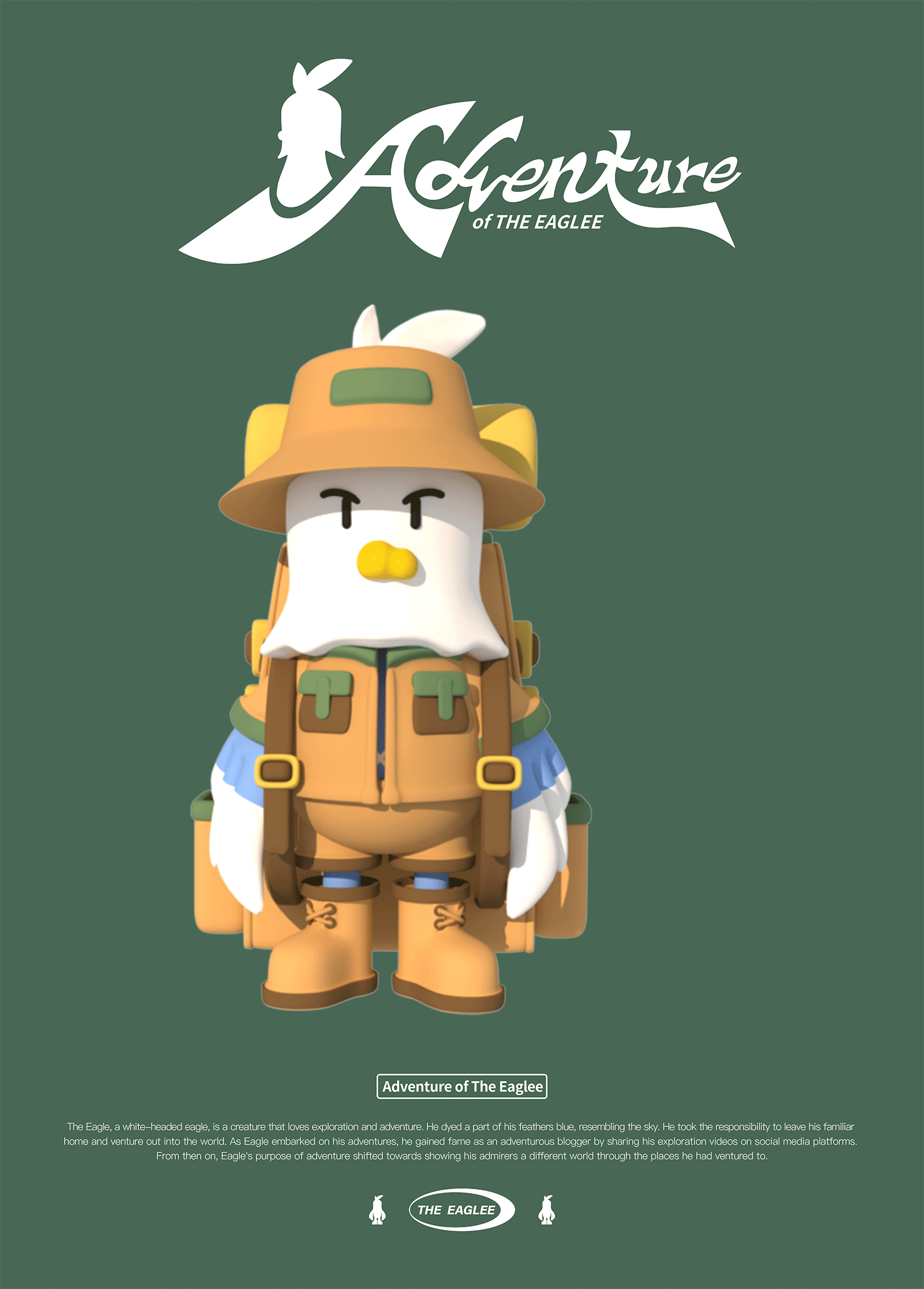 Adventure of THE EAGLEE 德伊格德冒险(图ZMzc0OTk4NzQw) - 人物/生物 - 站酷设计师BULL_DESIGN原创素材 - 站酷ZCOOL