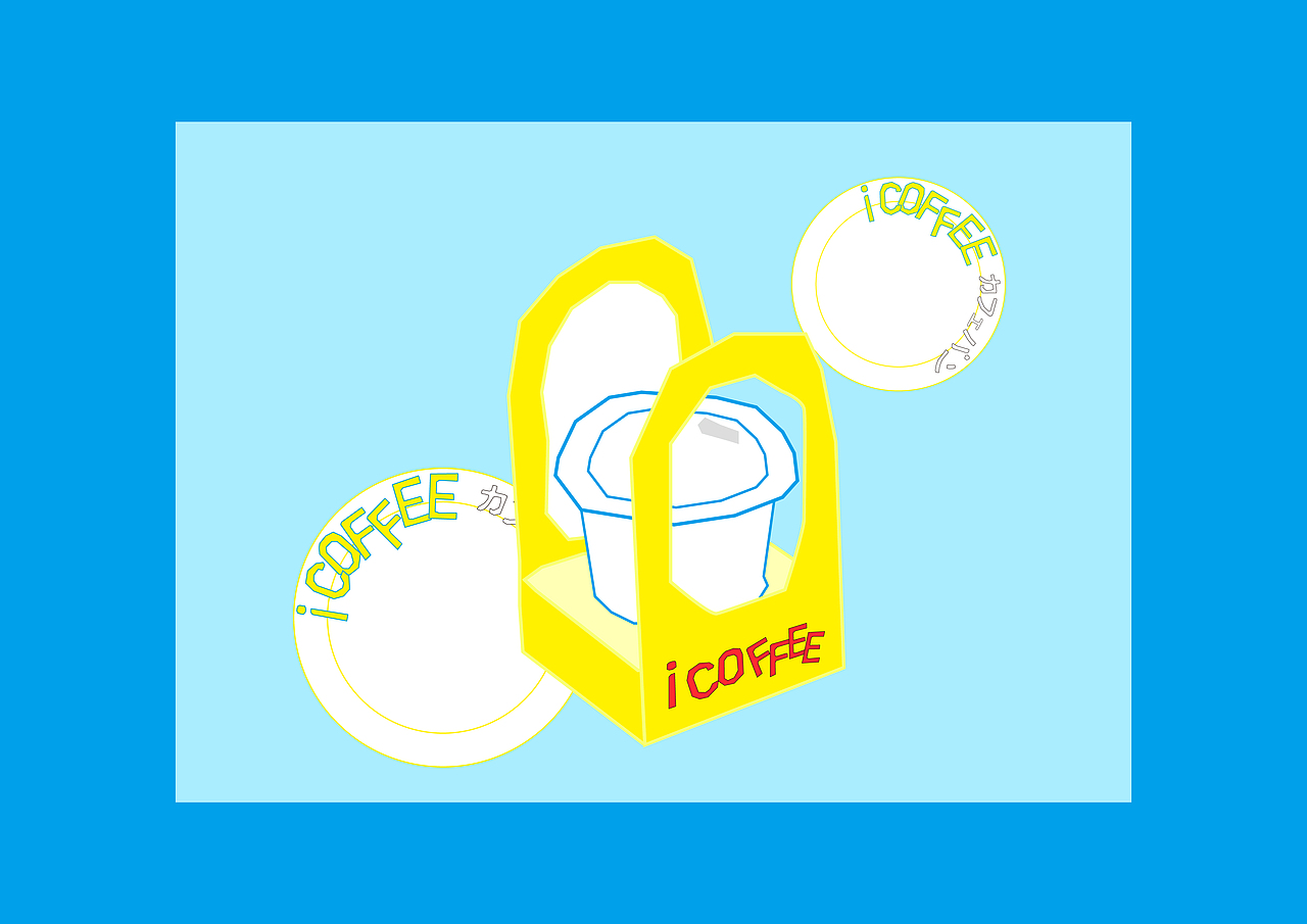 i coffee ｜ 趣味感品牌设计松弛感和记忆点的咖啡设计（图ZMzc1MDAxMDcy） - 品牌 - 站酷设计师阳Yiyang原创素材 - 站酷ZCOOL