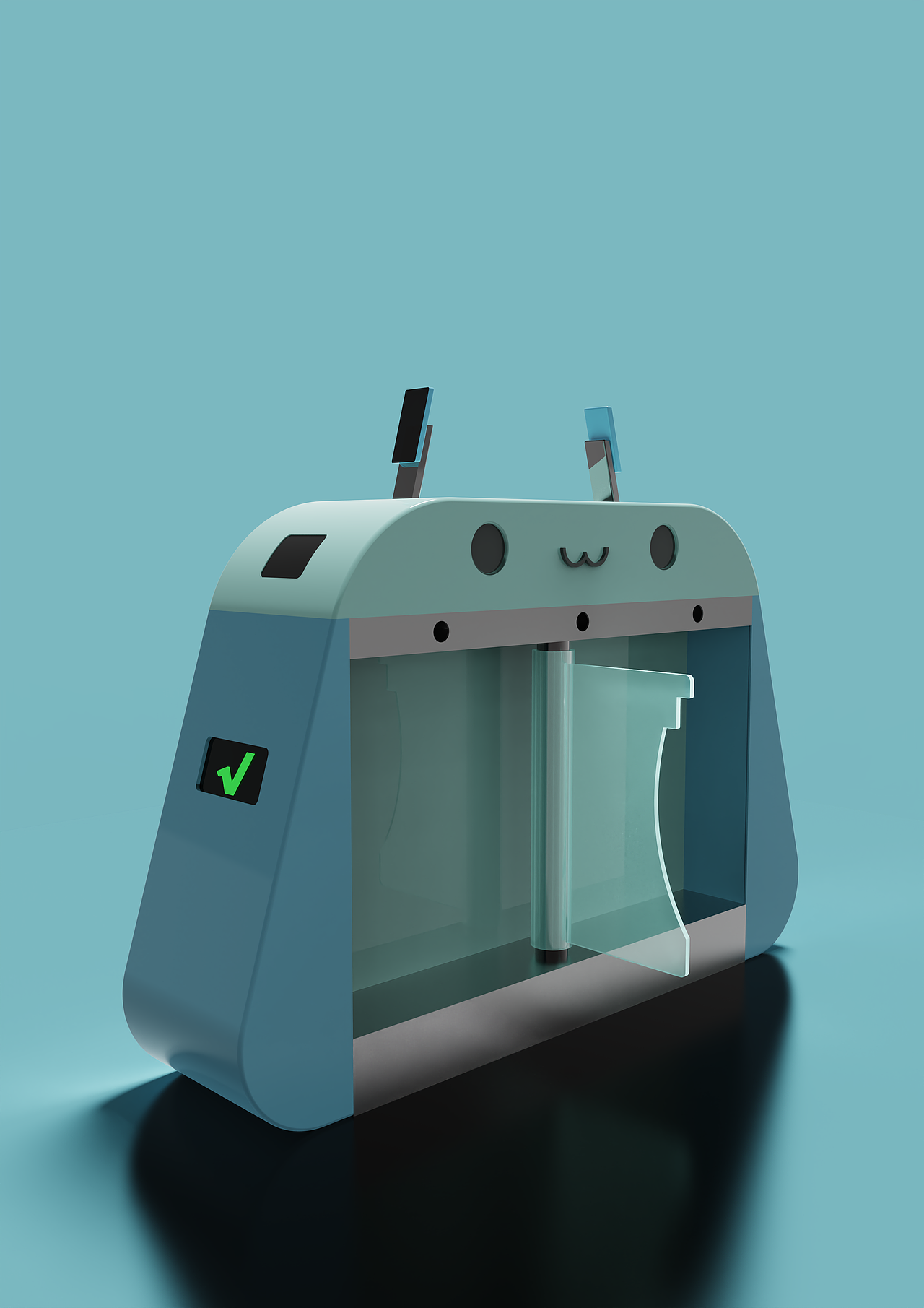 闸机渲染（图ZMzc1MDAxMTA0） - 产品 - 站酷设计师zbdddd原创素材 - 站酷ZCOOL
