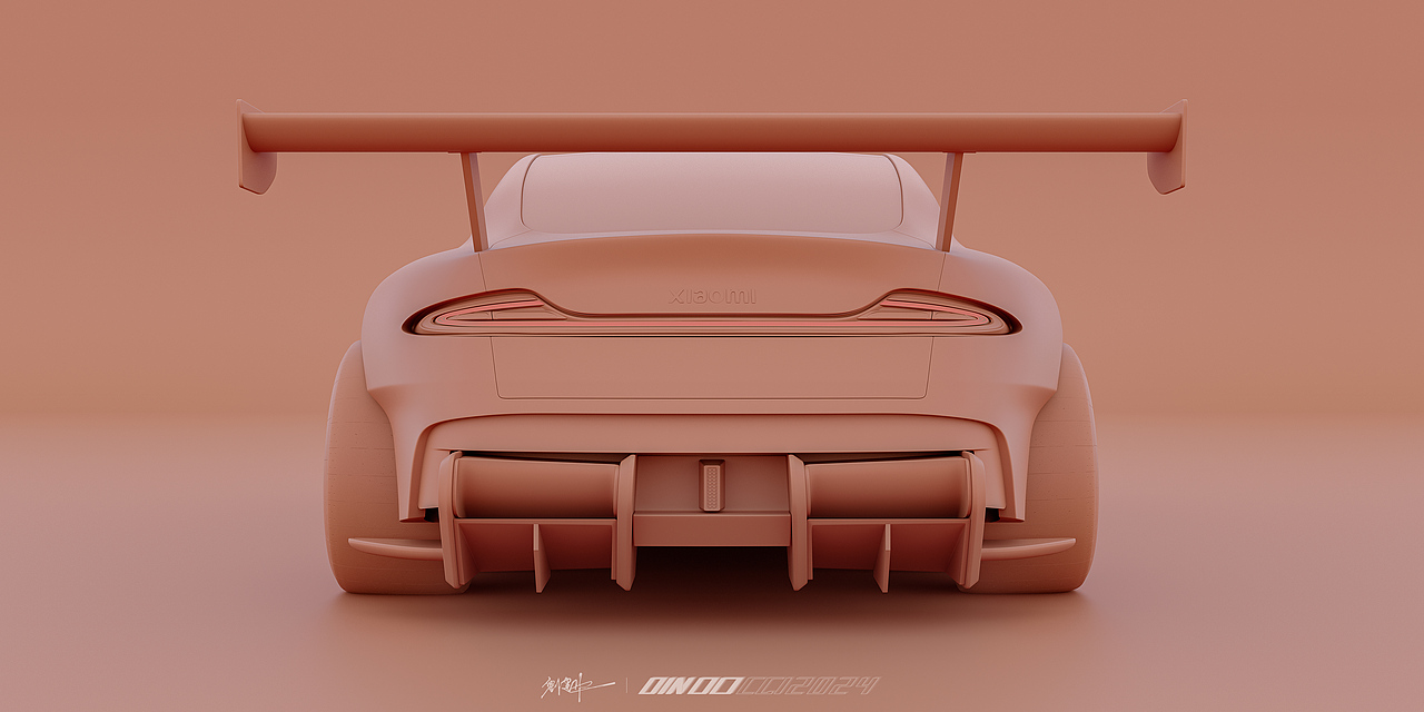 小米SU7 Ultra  正向建模+渲染