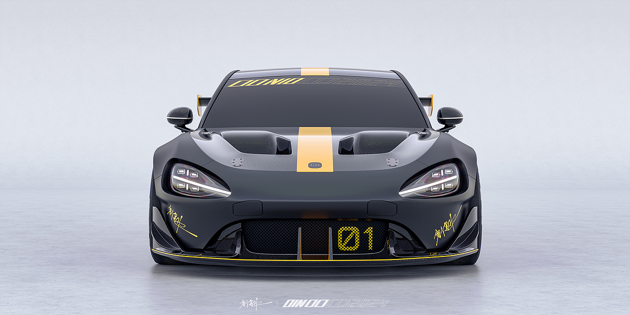 小米SU7 Ultra  正向建模+渲染