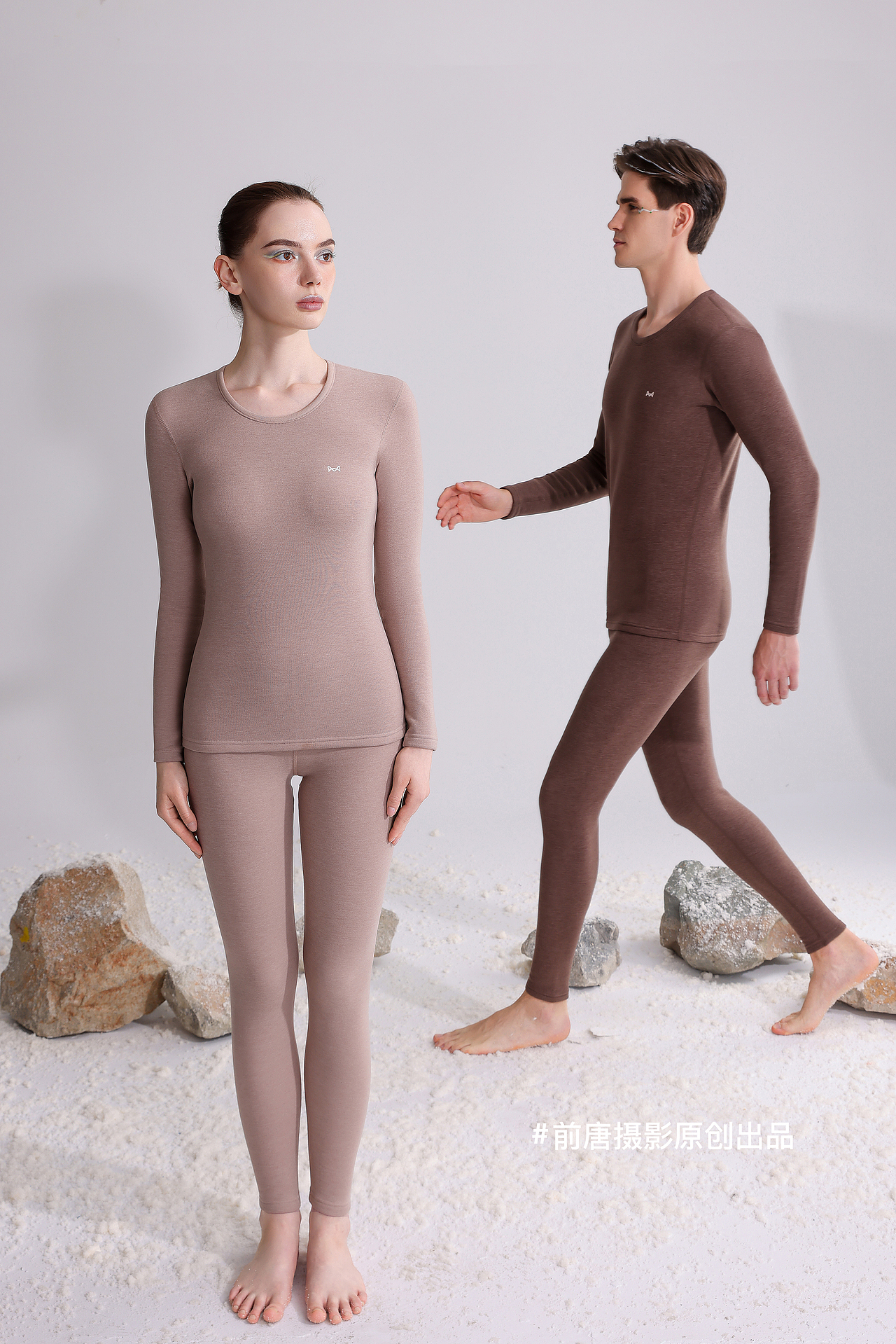 保暖衣 内衣 情侣打底衫拍摄系列