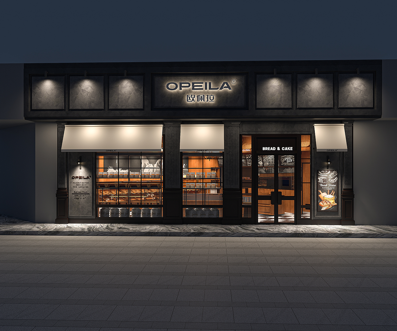 OPELA 欧佩拉（Retro style）（图ZMzc1MDEzNzky） - 其他空间 - 站酷设计师星北设计工作室原创素材 - 站酷ZCOOL