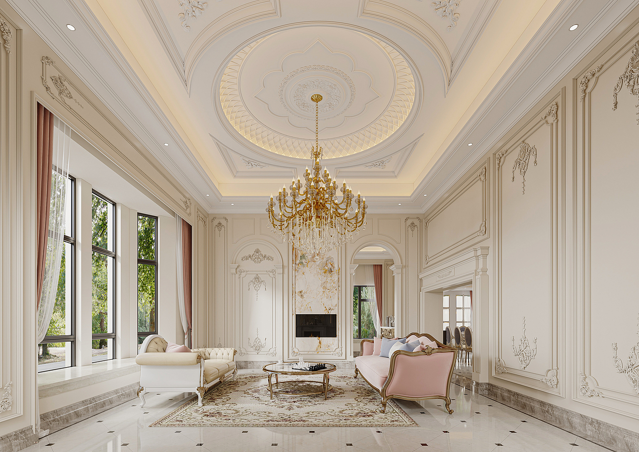 法式别墅（图ZMzc1MDIyMTc2） - 家装设计 - 站酷设计师麓屿视觉原创素材 - 站酷ZCOOL