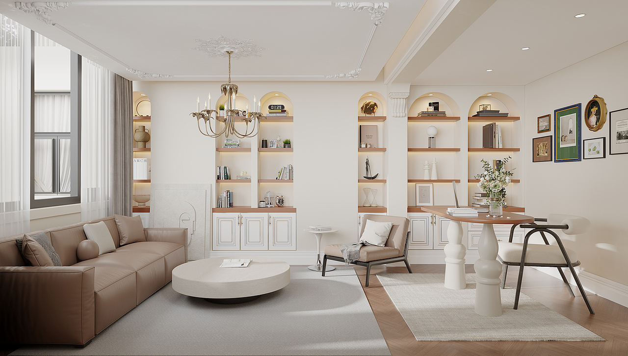 法式别墅（图ZMzc1MDIyMjI0） - 家装设计 - 站酷设计师麓屿视觉原创素材 - 站酷ZCOOL