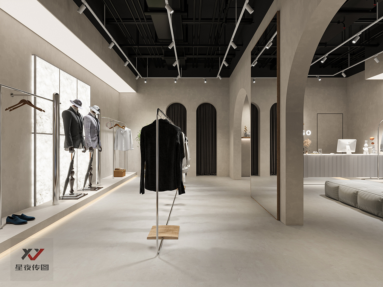 工装 服装店效果图分享