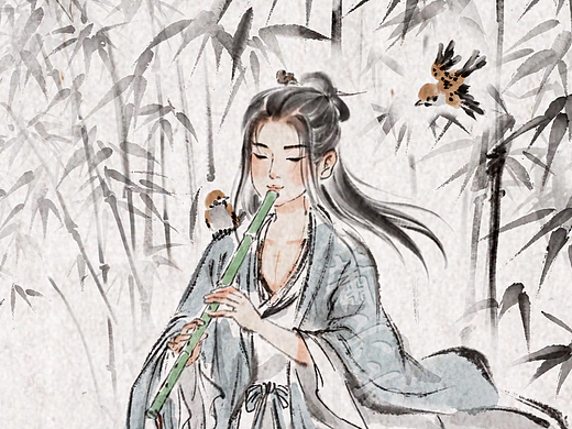 竹林萧声