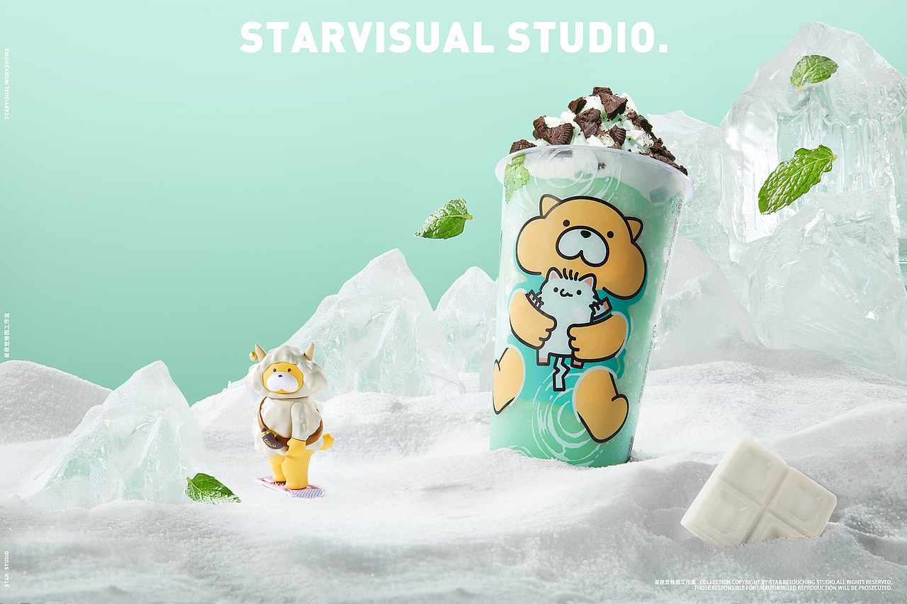 饮品修图&奈雪の茶&亲又亲&益禾堂