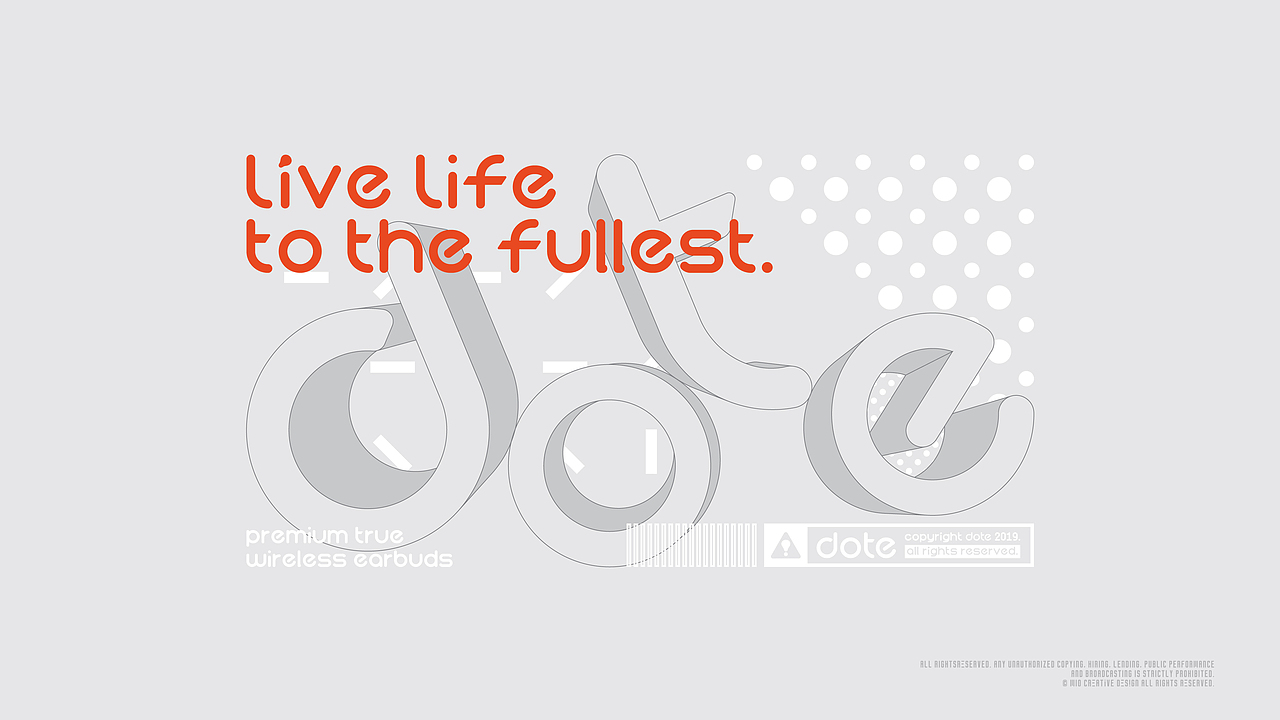 2019 dote 耳机品牌 视觉系统设计