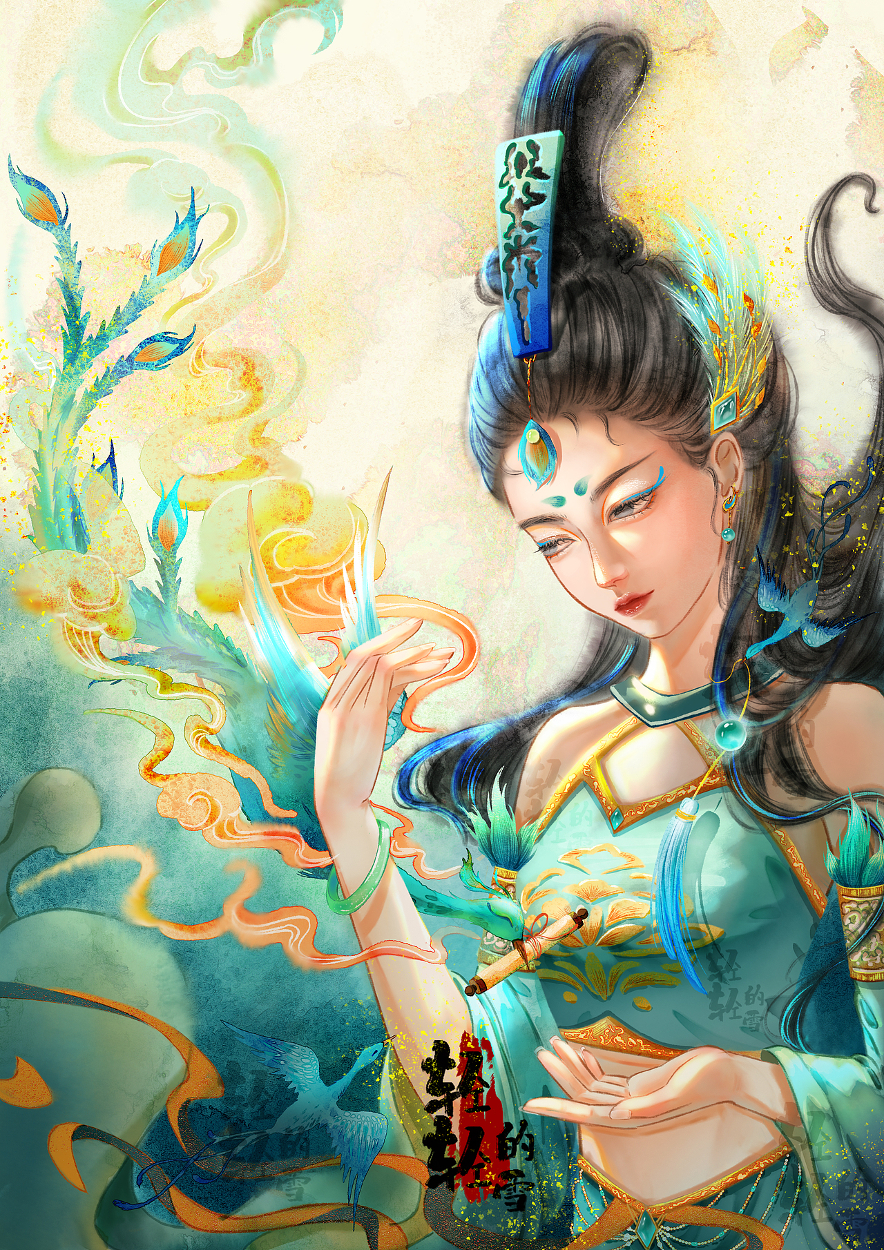 山河入梦 万物有灵（图ZMzc1MDQ0NTEy） - 商业插画 - 站酷设计师一倍速插画原创素材 - 站酷ZCOOL