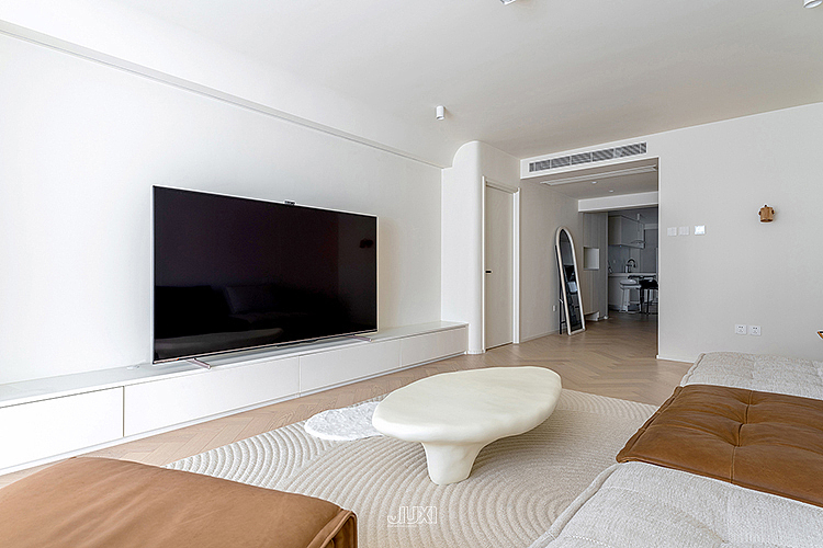 95㎡空间实现1+1>2,独居也要更宽敞,秒变温馨奶油风