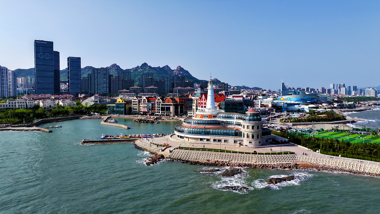 青岛-极地海洋世界-航拍（图ZMzc1MDQ4OTE2） - 风光摄影 - 站酷设计师无妄枝原创素材 - 站酷ZCOOL