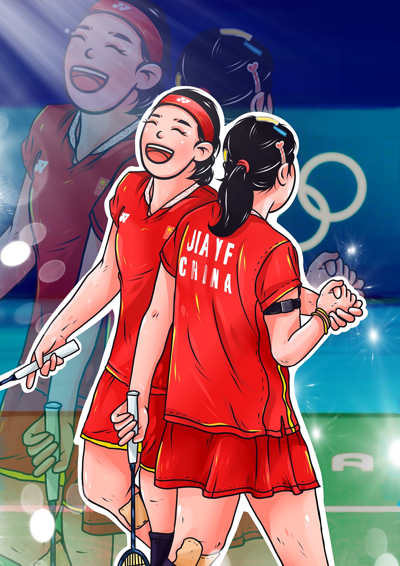 2024巴黎奥运会插画合集(二)(图ZMzc1MDUxNzg4) - 商业插画 - 站酷设计师嘛啦个巴子原创素材 - 站酷ZCOOL