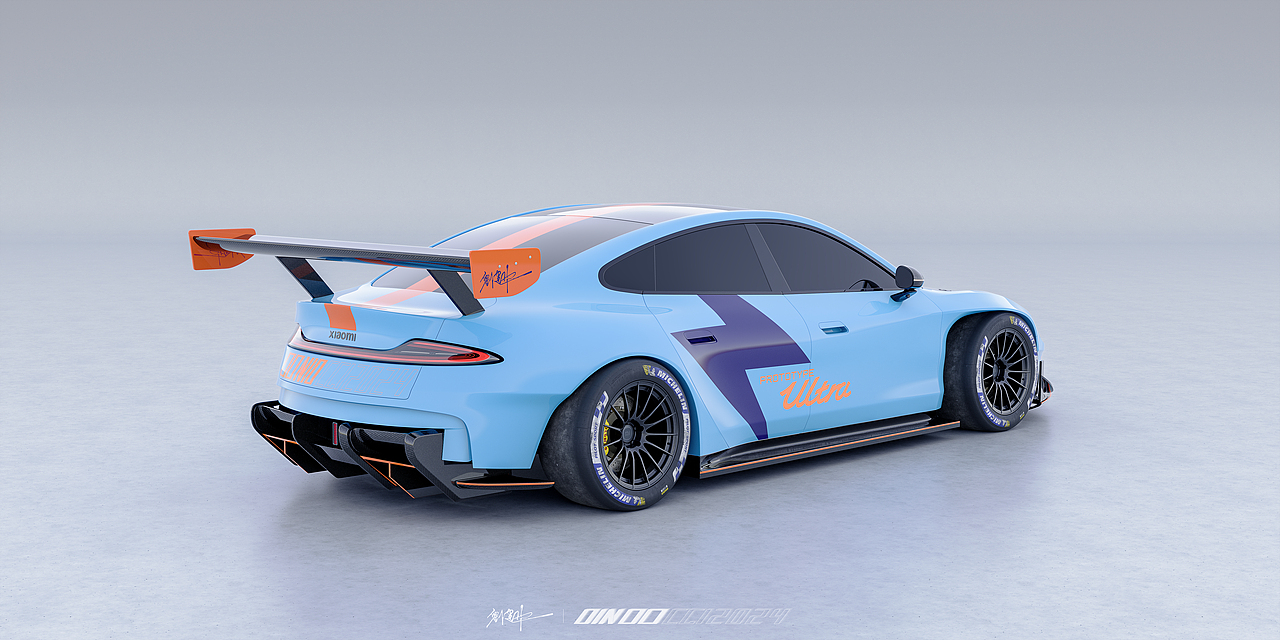 小米SU7_Ultra正向建模+渲染