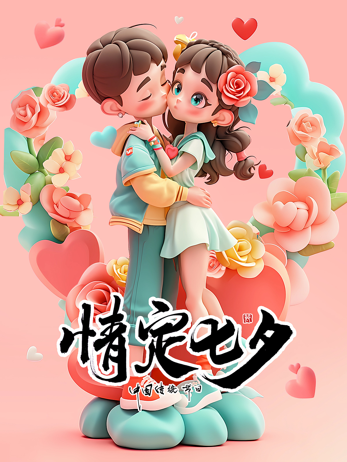 【AIGC】MJ落地七夕运营设计绝了（图ZMzc1MDcyMDA0） - AI作品 - 站酷设计师图图设计师呀原创素材 - 站酷ZCOOL