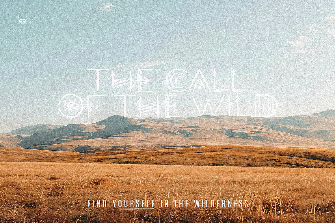 非洲传统部落复古装饰古老神秘文化艺术标题英文字体（图ZMzc1MDgxNzU2） - 字体/字形 - 站酷设计师最西文集原创素材 - 站酷ZCOOL