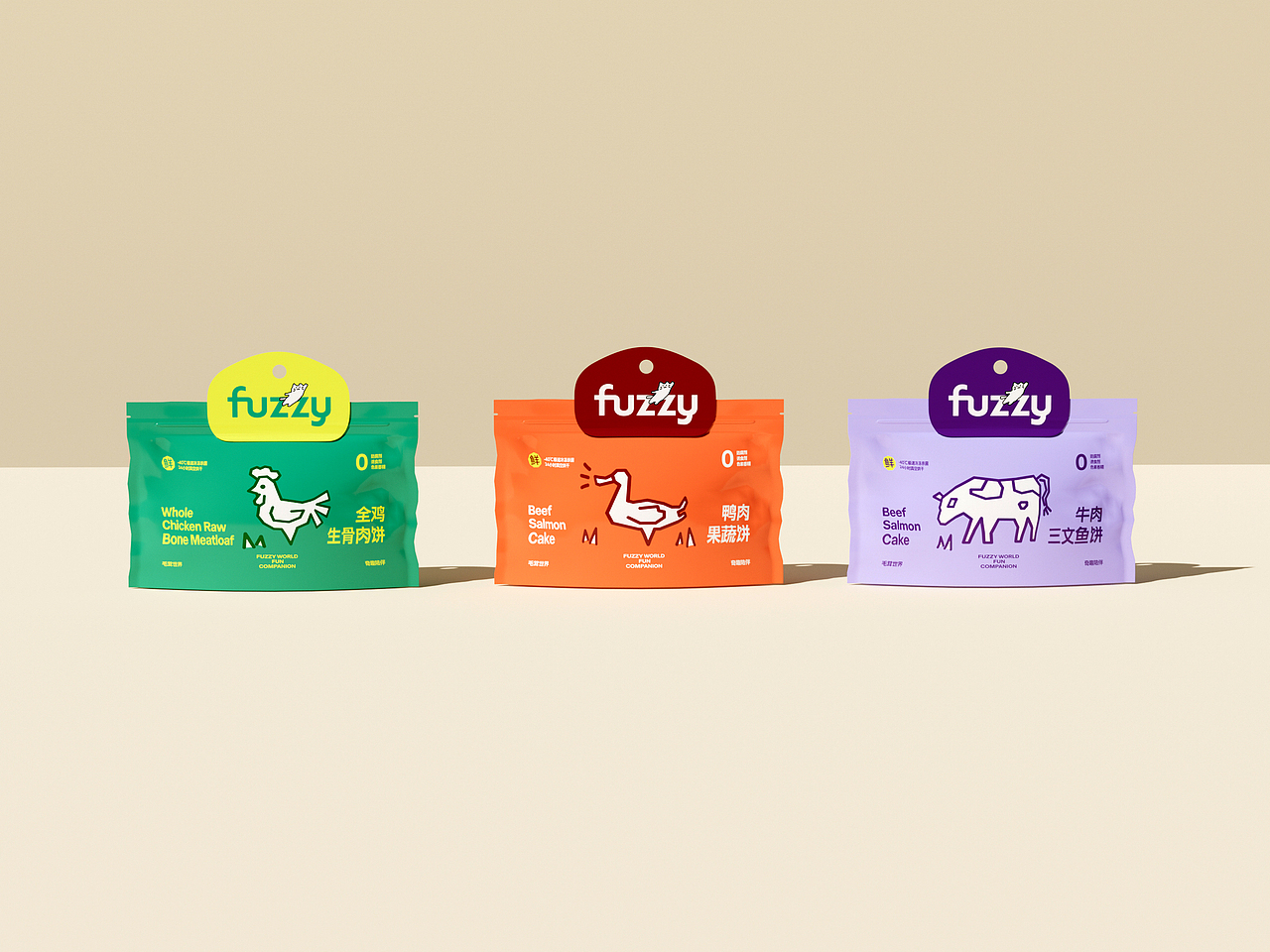 fuzzy茸趣宠物品牌包装设计(图ZMzc1MDgyMjA4) - 品牌 - 站酷设计师晴也doris原创素材 - 站酷ZCOOL