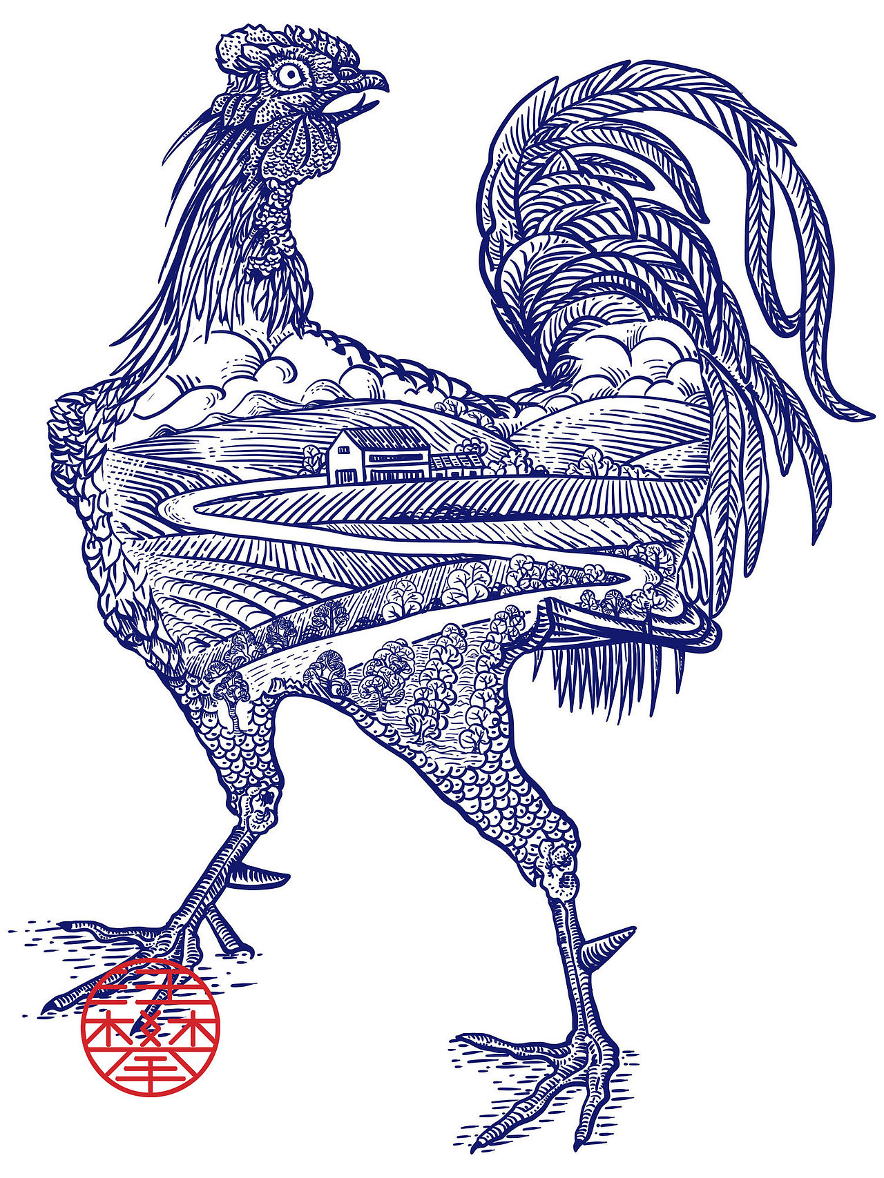 螃蟹海鱼海马海鲜世界版画/农产品海鲜包装插画设计（图ZMzc1MDg1NjAw） - 商业插画 - 站酷设计师鲲鹏设计插画汪攀原创素材 - 站酷ZCOOL