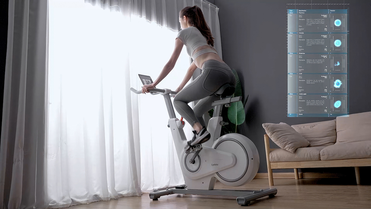 Smart Spinning Bike S1-动感单车-单车机（图ZMzc1MDkxNjI4） - 电商 - 站酷设计师安静的一条咸鱼原创素材 - 站酷ZCOOL