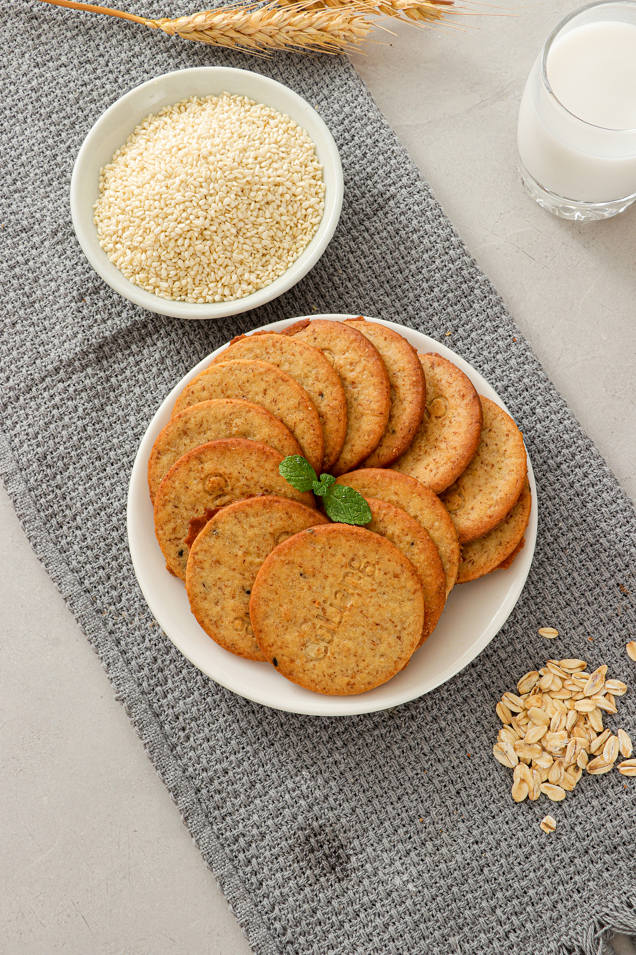 猴头菇猴菇饼干粗粮养糖尿人饼干早餐酥性曲奇饼干