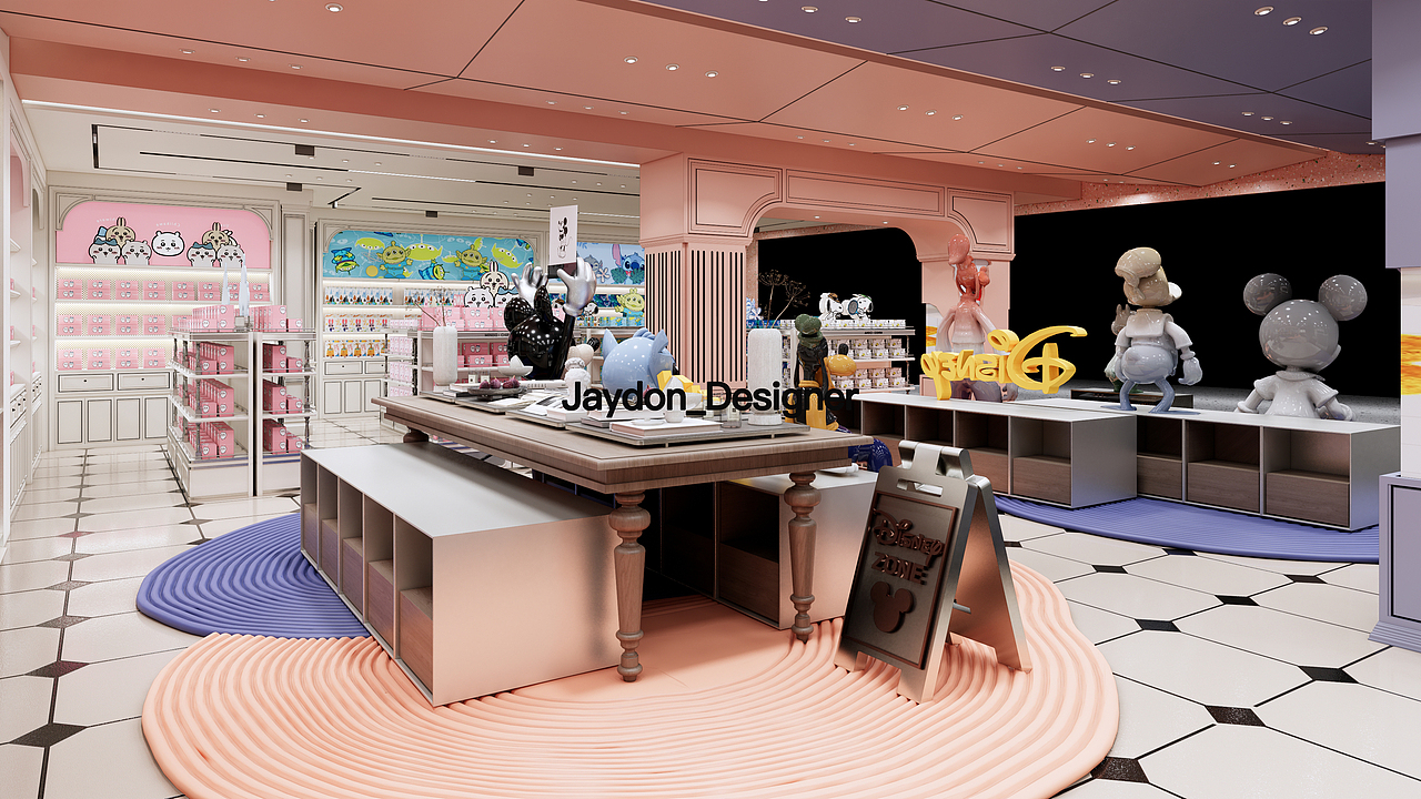 MINISO /Disney主题店（图ZMzc1MTAwNDI0） - 商业空间设计 - 站酷设计师Jaydon_Designer原创素材 - 站酷ZCOOL