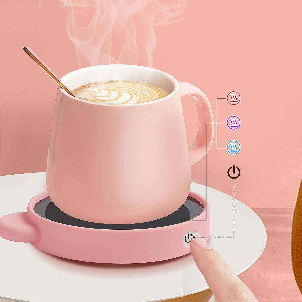 亚马逊咖啡保温器高级美工建模渲染A+