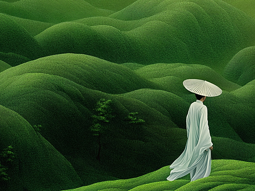 《绿意盎然》