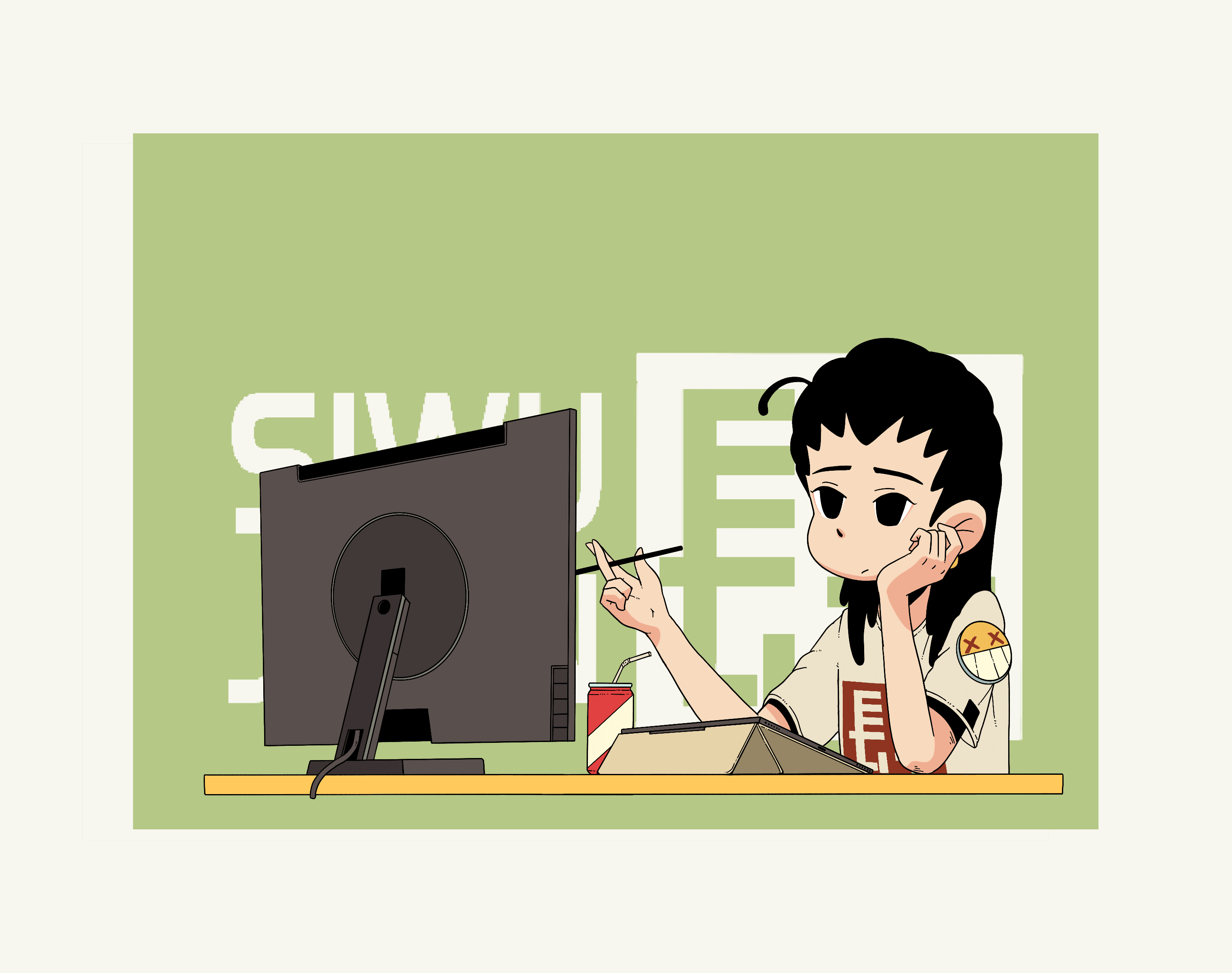 阿染的理想乡【3】（图ZMzc1MTA5ODc2） - 创作习作 - 站酷设计师肆書原创素材 - 站酷ZCOOL