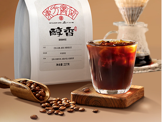 醇香咖啡豆详情页设计