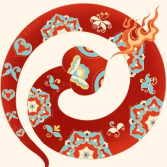 敦煌画院【敦煌福蛇】