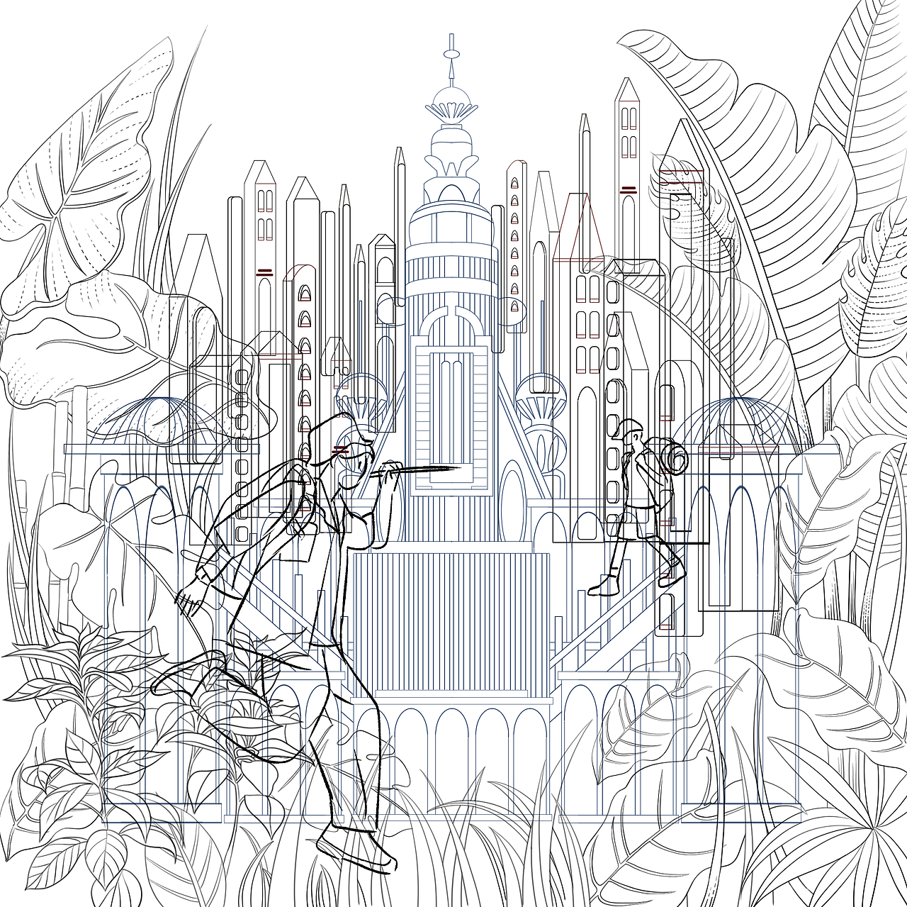 探索夏天户外旅行插画（图ZMzc1MTI3NTUy） - 商业插画 - 站酷设计师猫好睏x原创素材 - 站酷ZCOOL