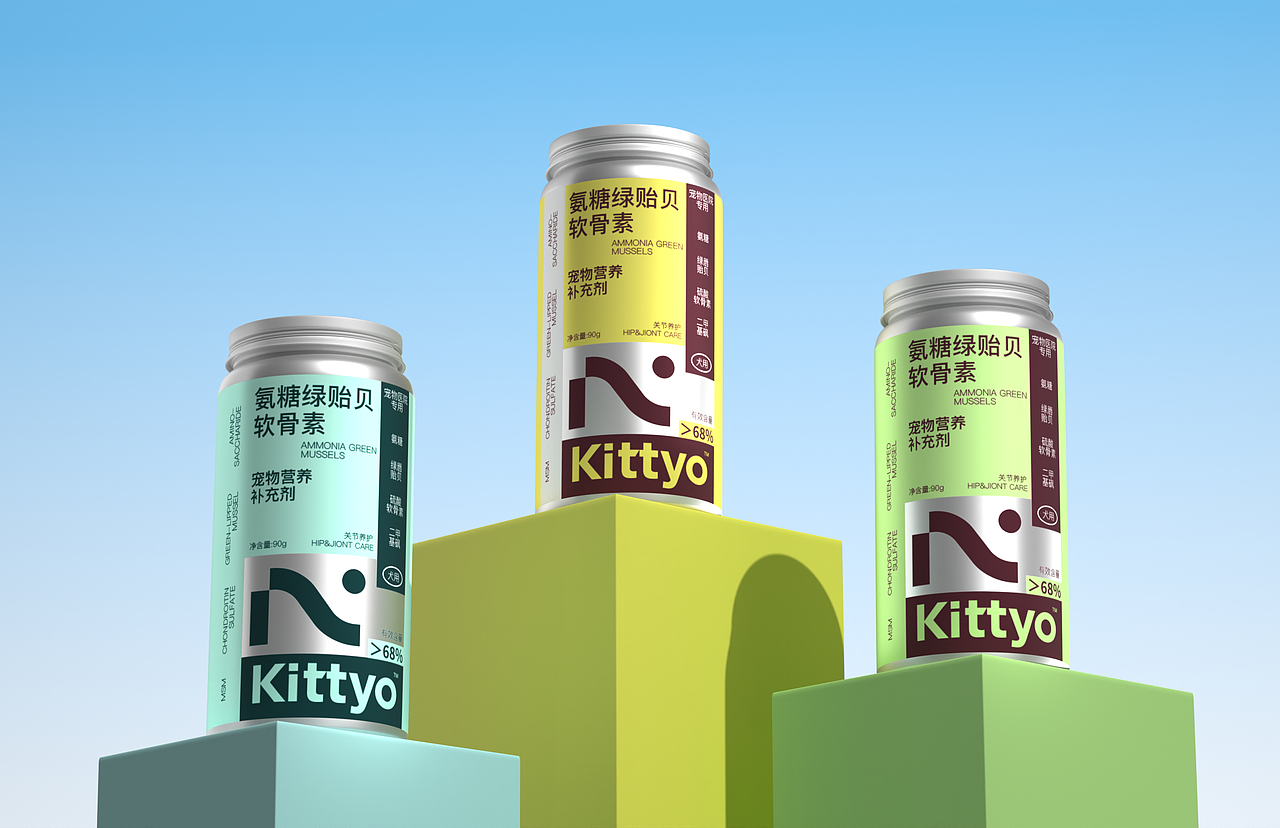 灵丹新作｜Kittyo凯优宠物营养品品牌包装设计（图ZMzc1MTM0NDMy） - 包装 - 站酷设计师北京灵丹创意原创素材 - 站酷ZCOOL