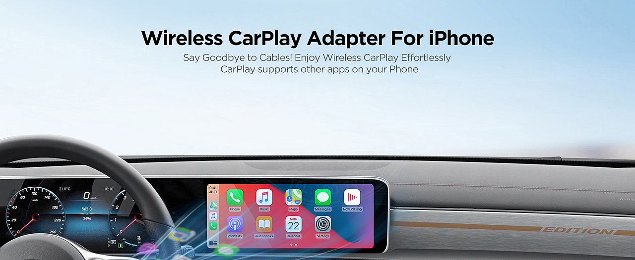 亚马逊主图A+详情页/Carplay无线适配器/汽车车载用品