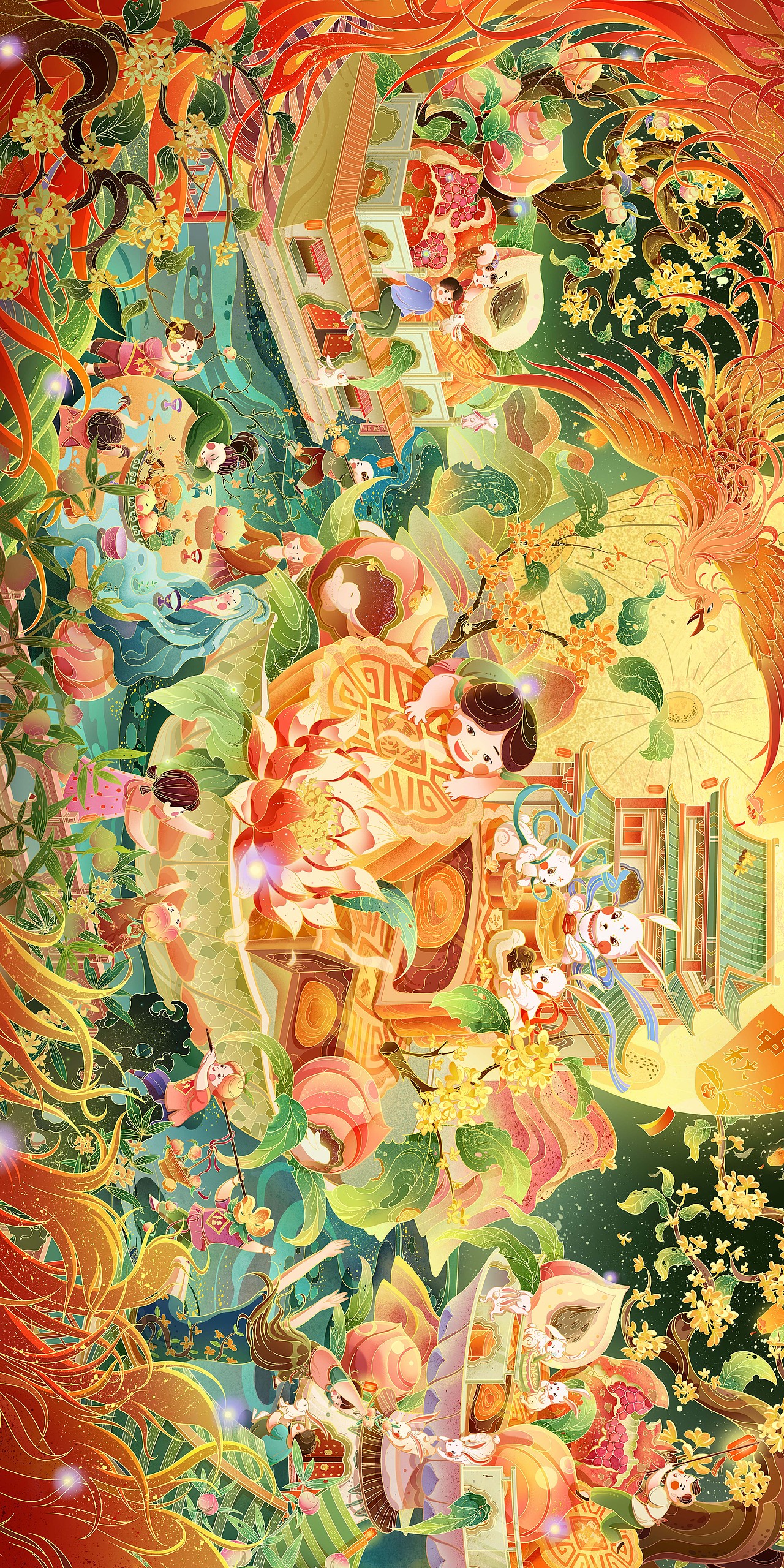 欢迎来到《中秋奇妙夜》（图ZMzc1MTM3MjEy） - 商业插画 - 站酷设计师乎阿阿阿阿原创素材 - 站酷ZCOOL