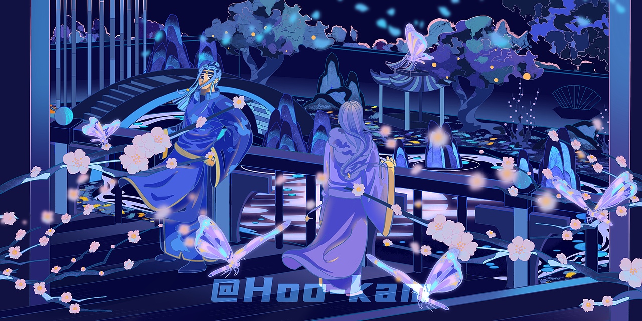 中国风插画（图ZMzc1MTQ0NTM2） - 海报 - 站酷设计师Hookam原创素材 - 站酷ZCOOL