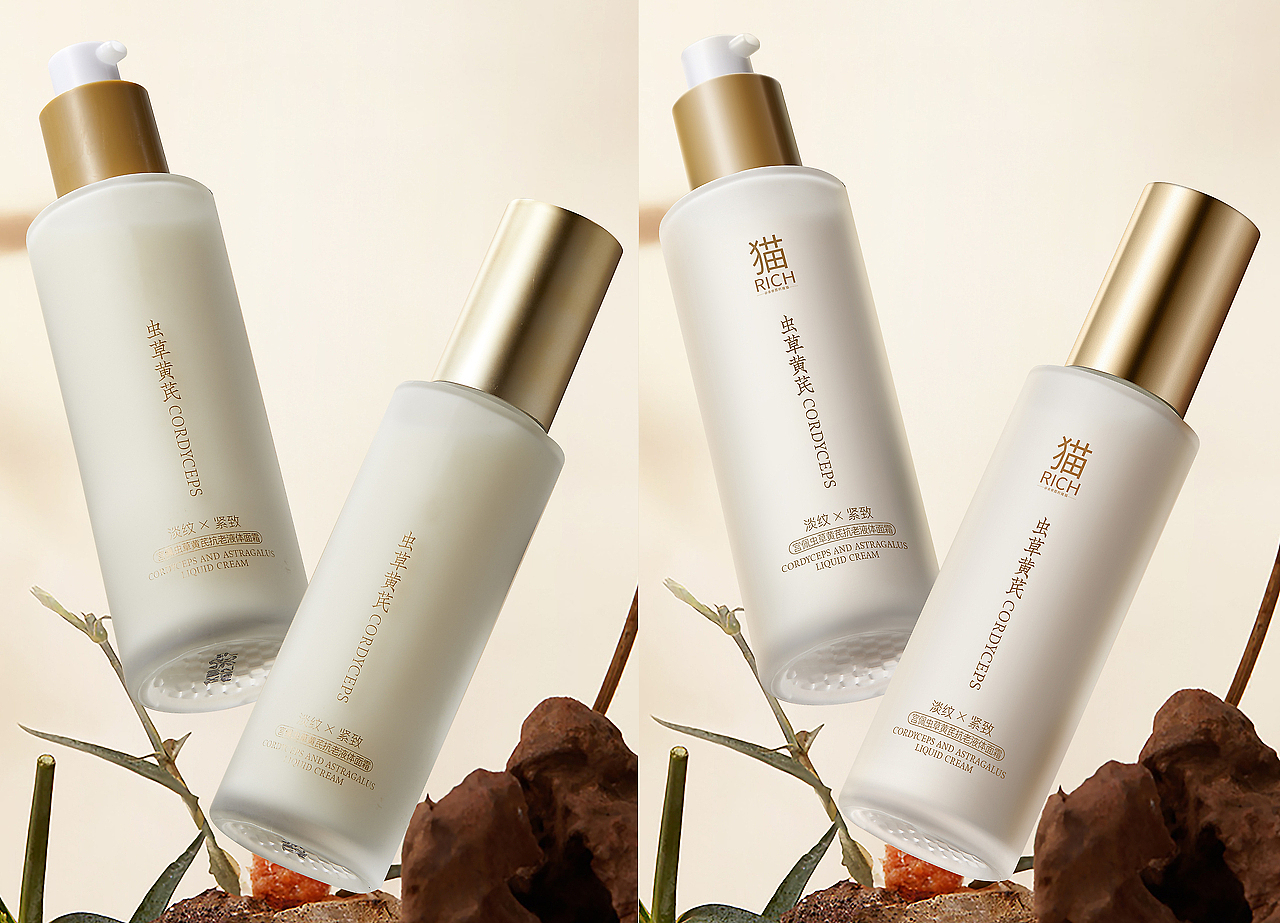 浅色产品场景精修系列 | 护肤品精修 产品精修（图ZMzc1MTQ2Njcy） - 修图/后期 - 站酷设计师会修图的猪猫原创素材 - 站酷ZCOOL