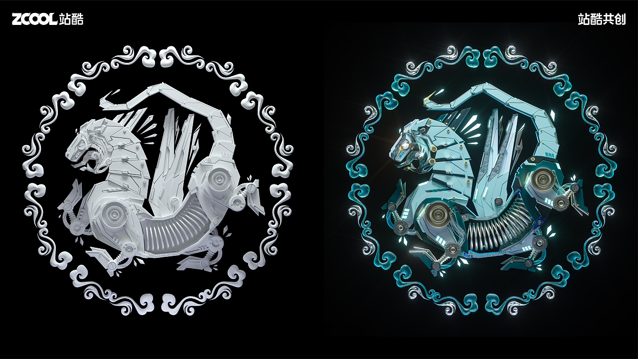 “瓦趣”汉代瓦当文创设计（图ZMzc1MTUwOTQ4） - 海报 - 站酷设计师王白水WQ原创素材 - 站酷ZCOOL