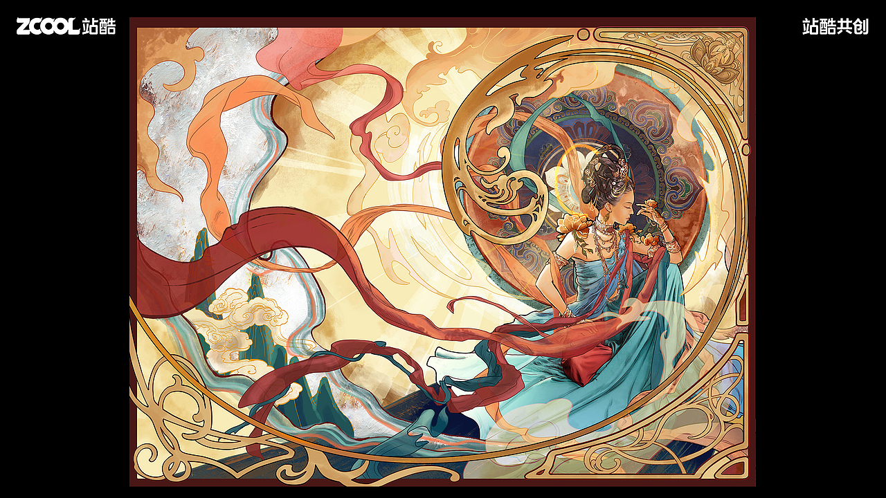 万物皆可敦煌（图ZMzc1MTUyMzAw） - 海报 - 站酷设计师猫妖326原创素材 - 站酷ZCOOL