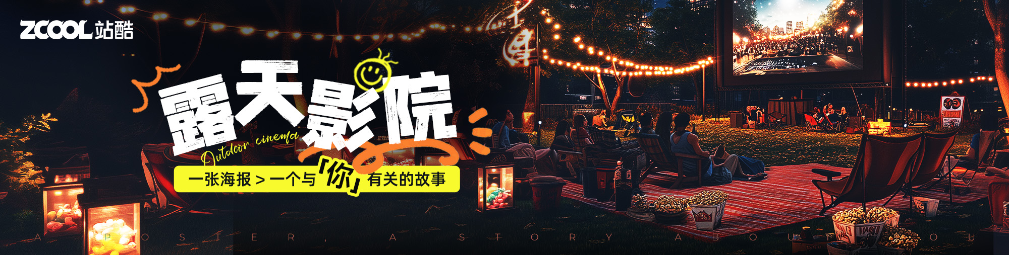 用一张海报，‌讲述那些只属于你的故事（图ZMTQ4NzYyODQ=） - 资讯 - 站酷设计师站酷活动原创素材 - 站酷ZCOOL
