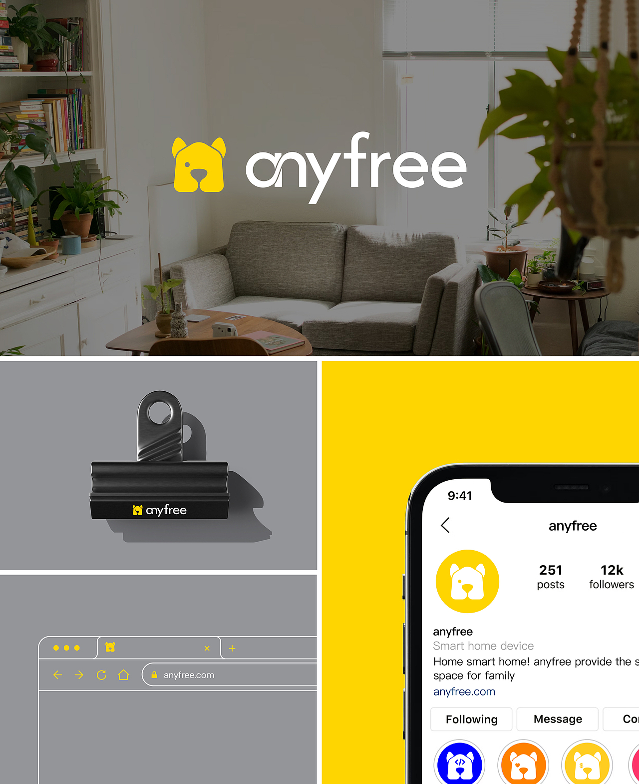 anyfree • 智能家居品牌塑造（图ZMzc1MjAxMDYw） - 品牌 - 站酷设计师UntitleDL原创素材 - 站酷ZCOOL
