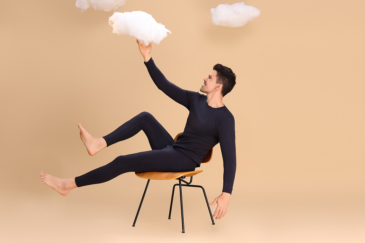 模特拍摄/保暖内衣/针织/打底衫/德绒/松弛感/极简风