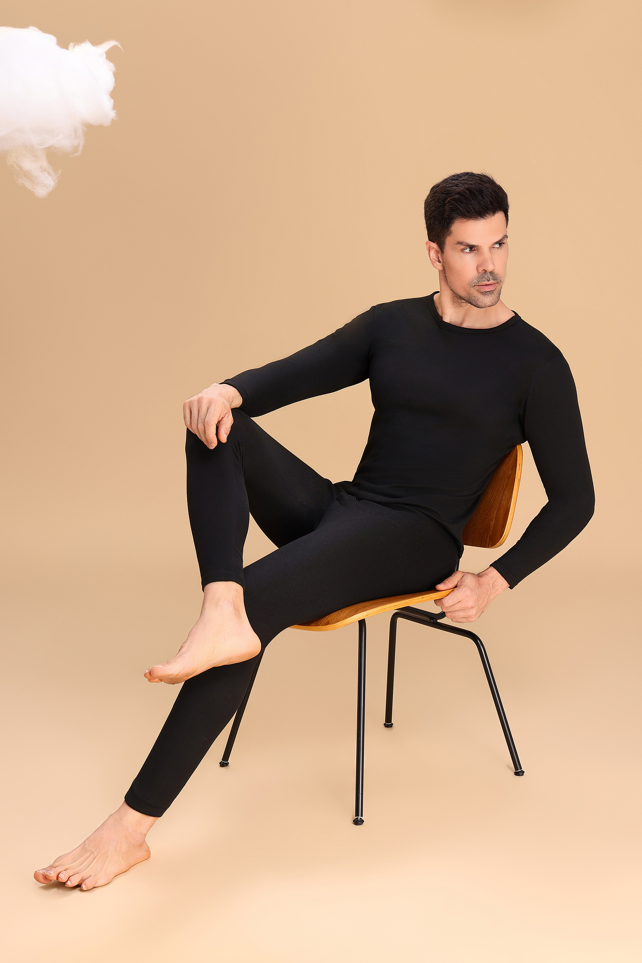 模特拍摄/保暖内衣/针织/打底衫/德绒/松弛感/极简风