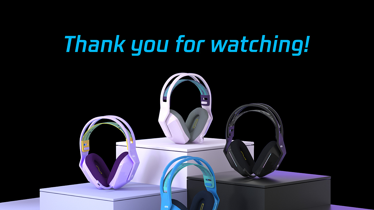 丨作品集丨产品动态渲染（罗技 G335游戏电竞耳机）（图ZMzc1MjE3Mjg0） - 产品 - 站酷设计师小陈一点不沉原创素材 - 站酷ZCOOL