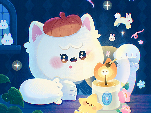 灵感记录｜点一盏香薰 祝你今晚好梦