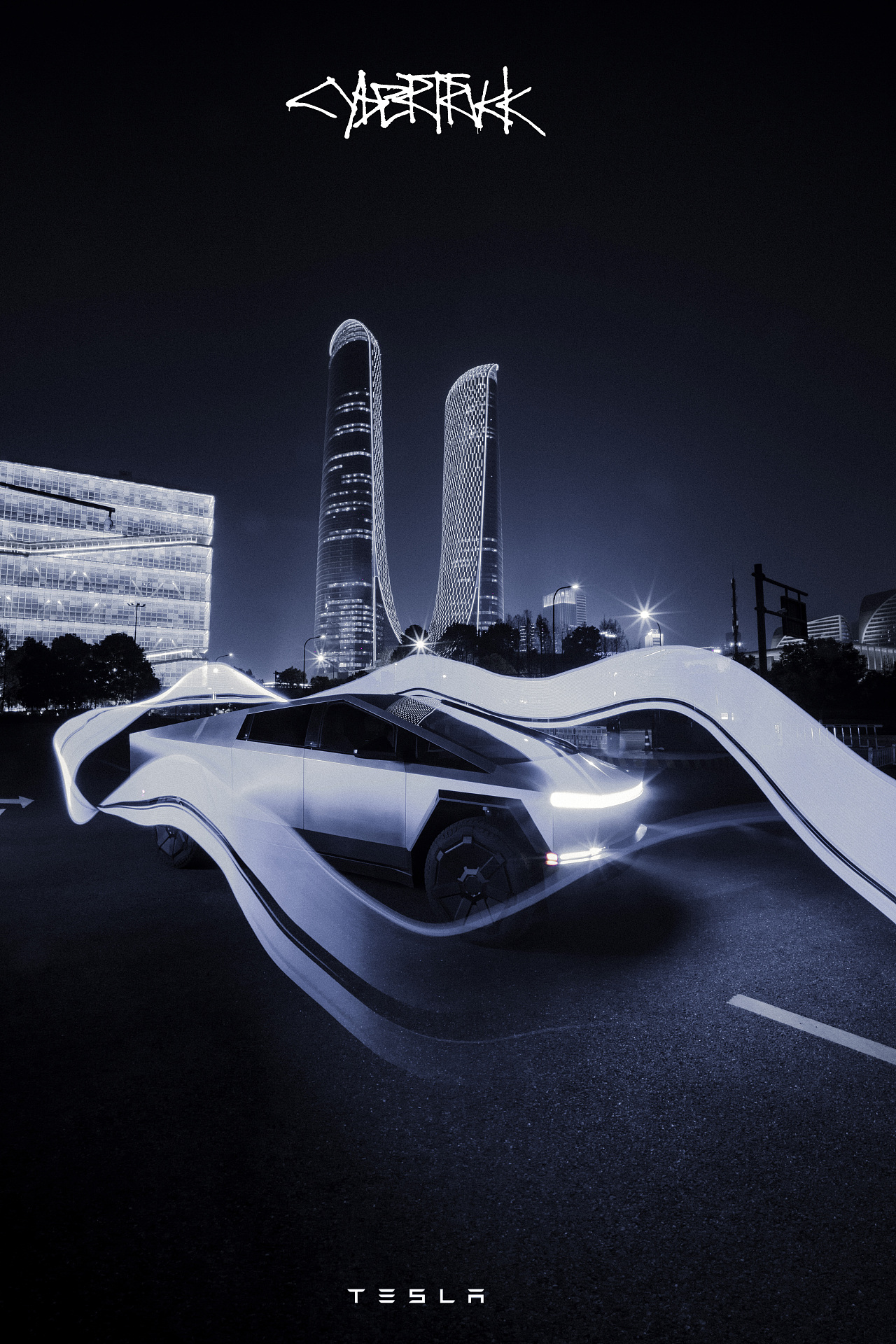 汽车摄影｜特斯拉 x Cybertruck（图ZMzc1MjQ2NTAw） - 环境/建筑摄影 - 站酷设计师HEYIOGRAPHY原创素材 - 站酷ZCOOL