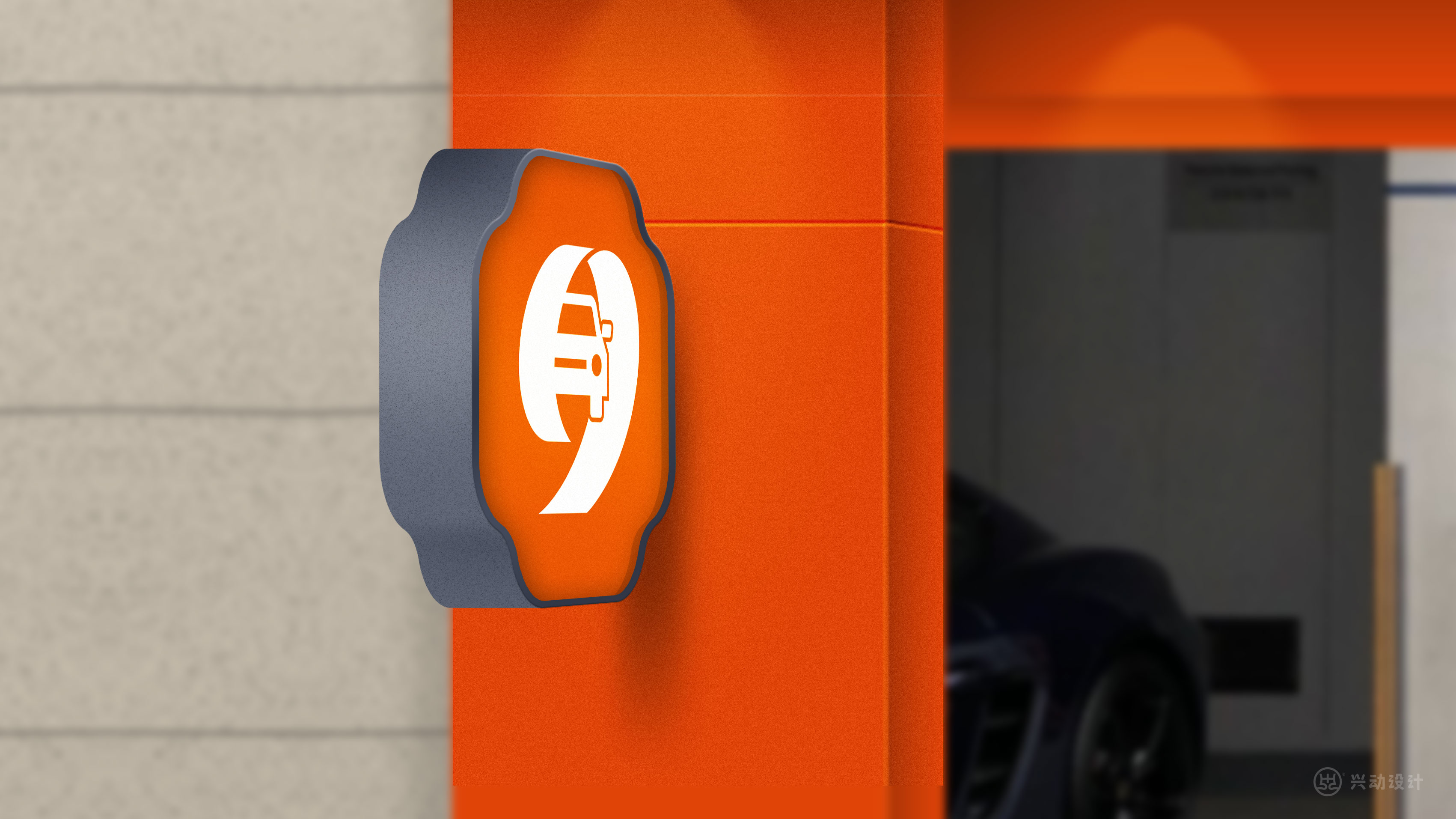 汽修店门头壁挂灯箱样式保养员工服装设计汽修店名片设计直接找总监谈