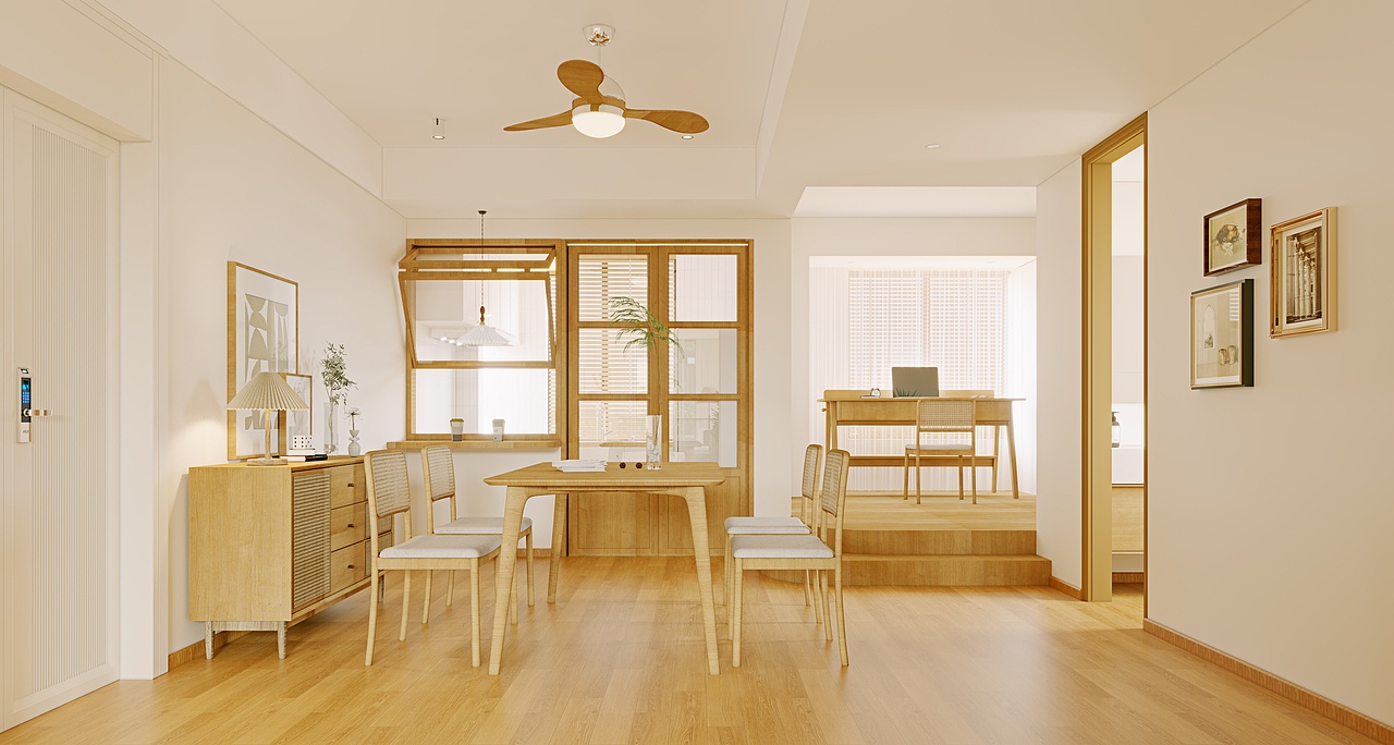 木色北欧温馨家居空间（图ZMzc1MjQ5ODc2） - 家装设计 - 站酷设计师隅谷集合店原创素材 - 站酷ZCOOL