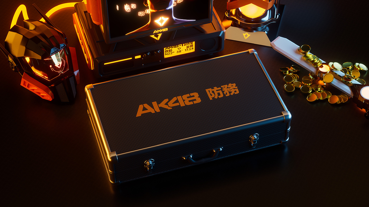 君毅原创 x AK48电竞咖丨子弹上膛，即刻奔赴战场！（图ZMzc1MjYzNjgw） - 品牌 - 站酷设计师君毅设计JunY1原创素材 - 站酷ZCOOL